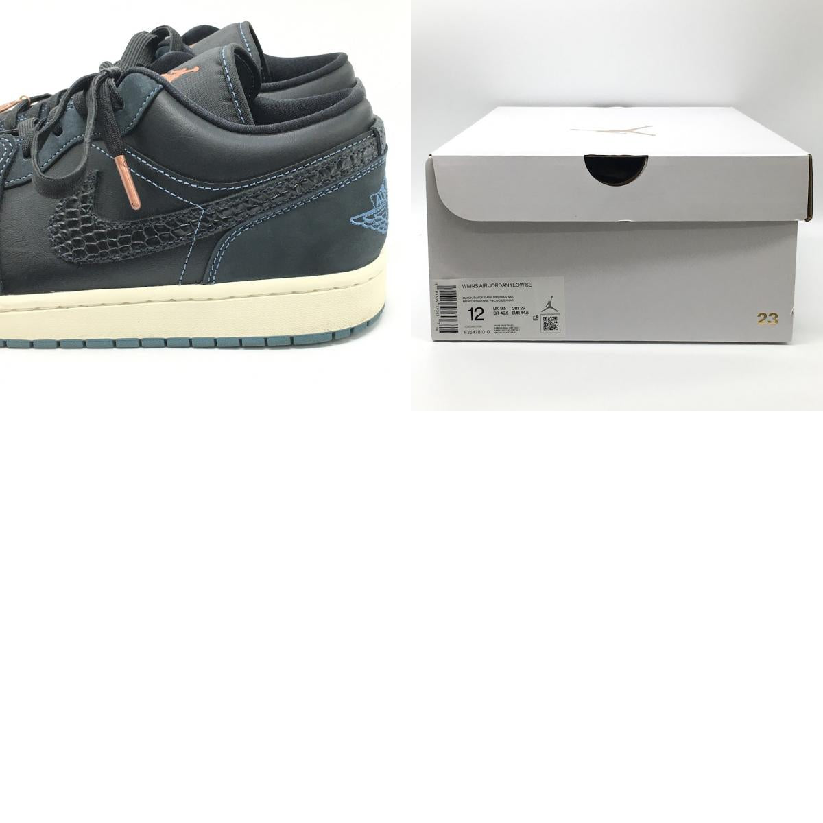 NIKE | ナイキ WMNS AIR JORDAN 1 LOW SE ’HOME COURT COLLECTIVE' スニーカー FJ5478-010 ブラック 29cm【倉吉店】