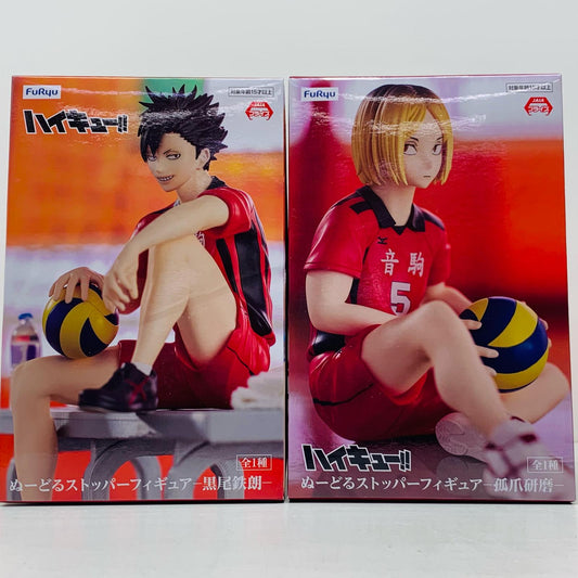 【中古】 ぬーどるストッパー ハイキュー!! 黒尾鉄朗&孤爪研磨【フィギュア】