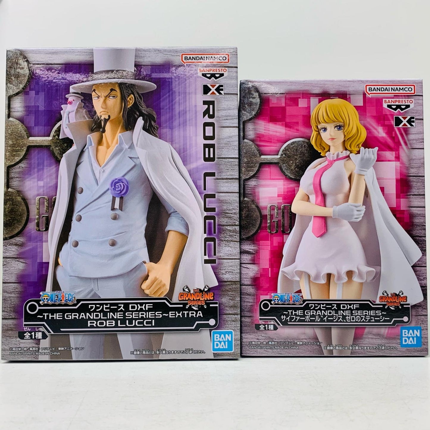 【中古】 THE GRAND LINE ワンピース ロブルッチ&ゼロのステューシー【フィギュア】