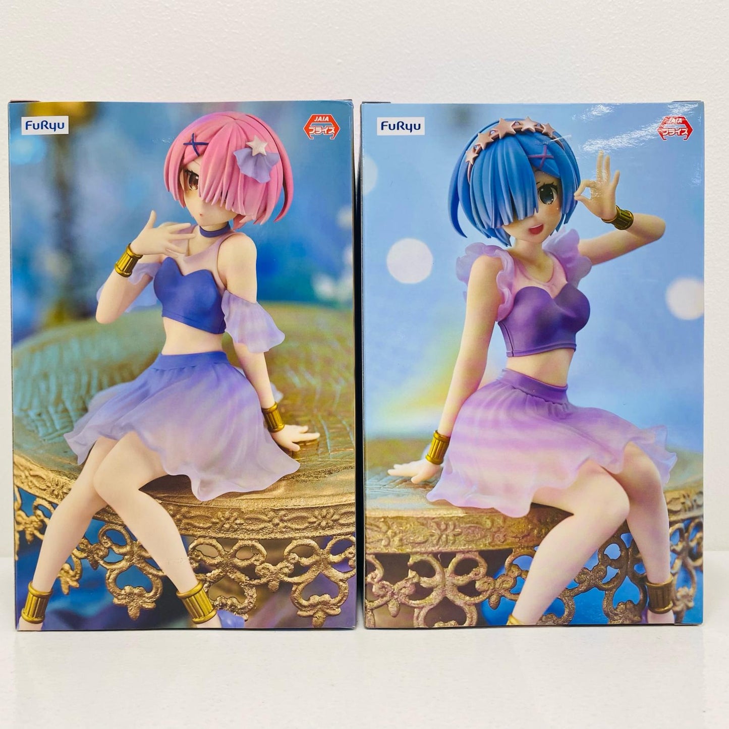 【中古】 ぬーどるストッパー Re:ゼロから始める異世界生活 レム&ラム【フィギュア】