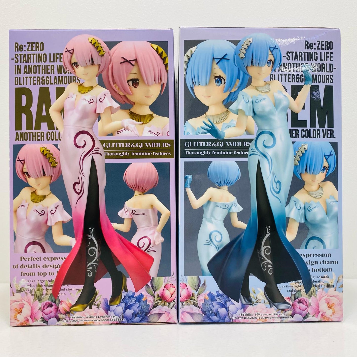 【中古】 GLITTER&GLAMOURUS Another color レム&ラム【フィギュア】