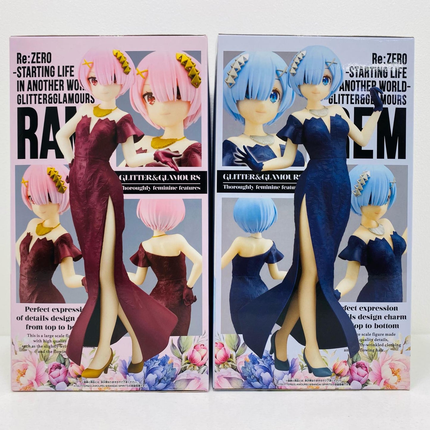 【中古】 GLITTER&GLAMOURUS レム&ラム【フィギュア】