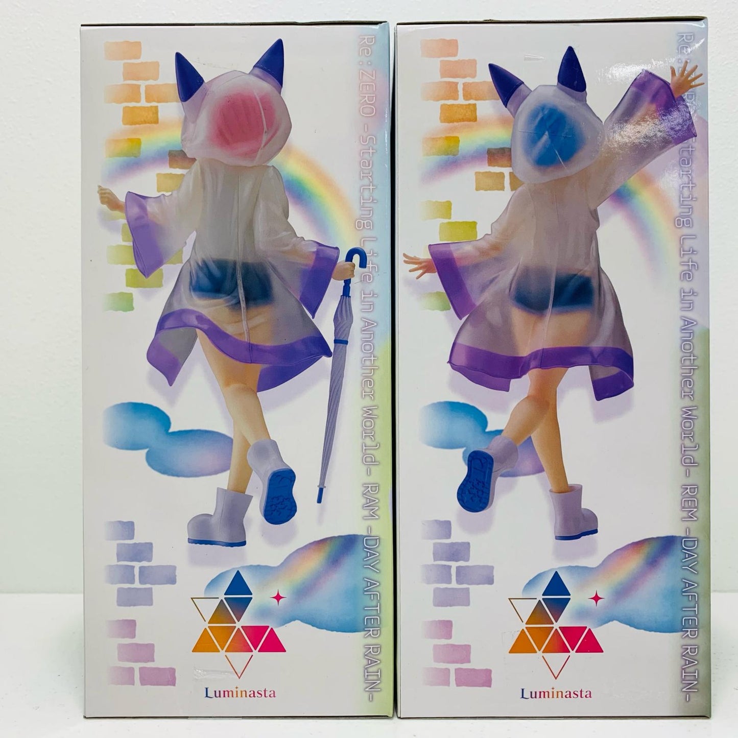 【中古】 Luminasta あめあがりの日 レム&ラム【フィギュア】