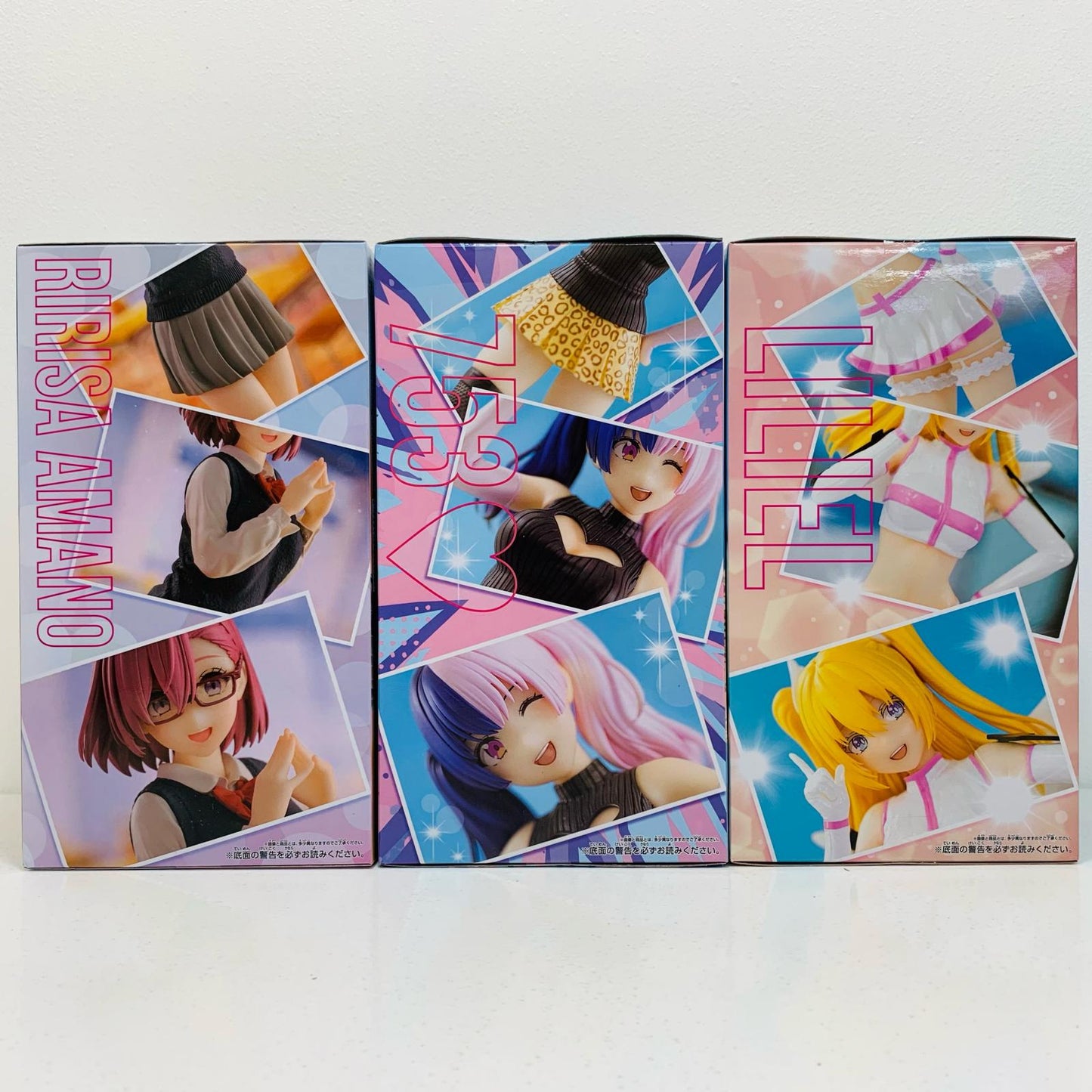【中古】 天乃リリサ・753・リリエル GLITTER&GLAMOURUS 3体セット「2.5次元の誘惑」【フィギュア】