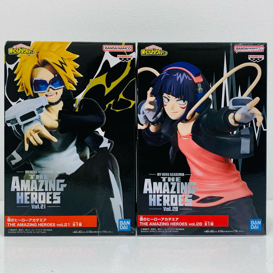 【中古】 僕のヒーローアカデミア フィギュア 上鳴電気&耳朗響香 2体セット THEAMAZINGHEROES 2体セット【フィギュア】
