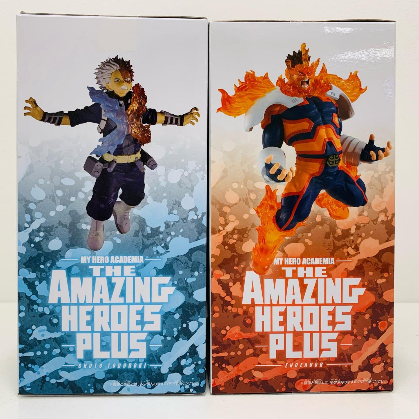 【中古】 THEAMAZINGHEROES エンデヴァー&轟焦凍 2体セット【フィギュア】