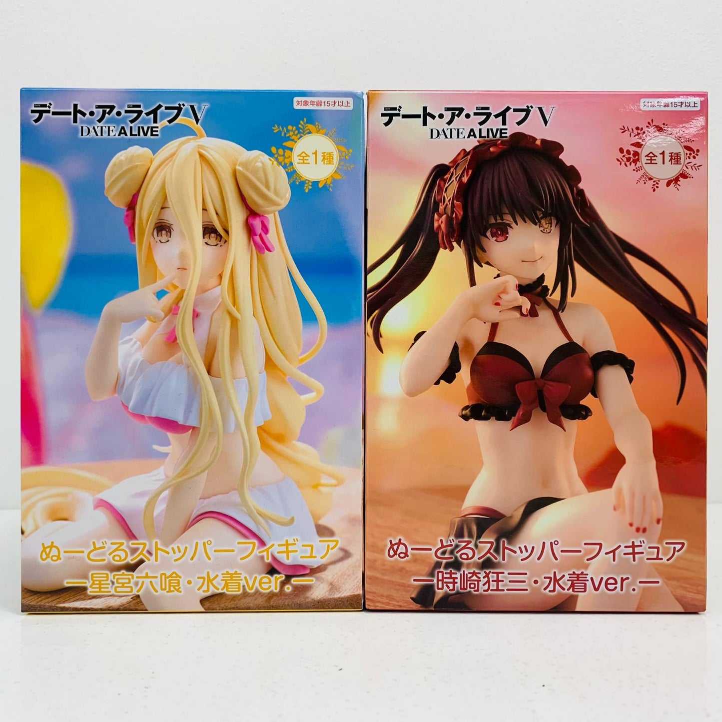 【中古】 デート・ア・ライブ フィギュア 時崎狂三&星宮六喰 2体セット ぬーどるストッパー 2体セット【フィギュア】