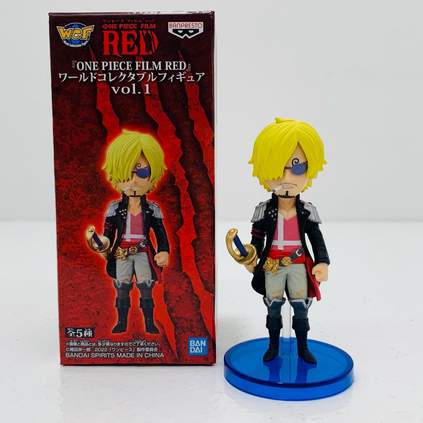 【中古】 サンジ「ワンピースFILMRED」WCFvol.1【フィギュア】