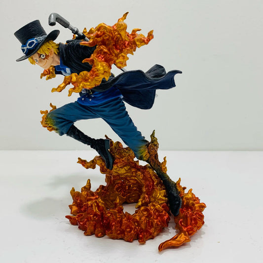 【中古】 ラストワン賞サボ-魂豪示像-メタリックカラーver.フィギュア「悪魔を宿す者達vol.2/一番くじワンピースEX」【フィギュア】