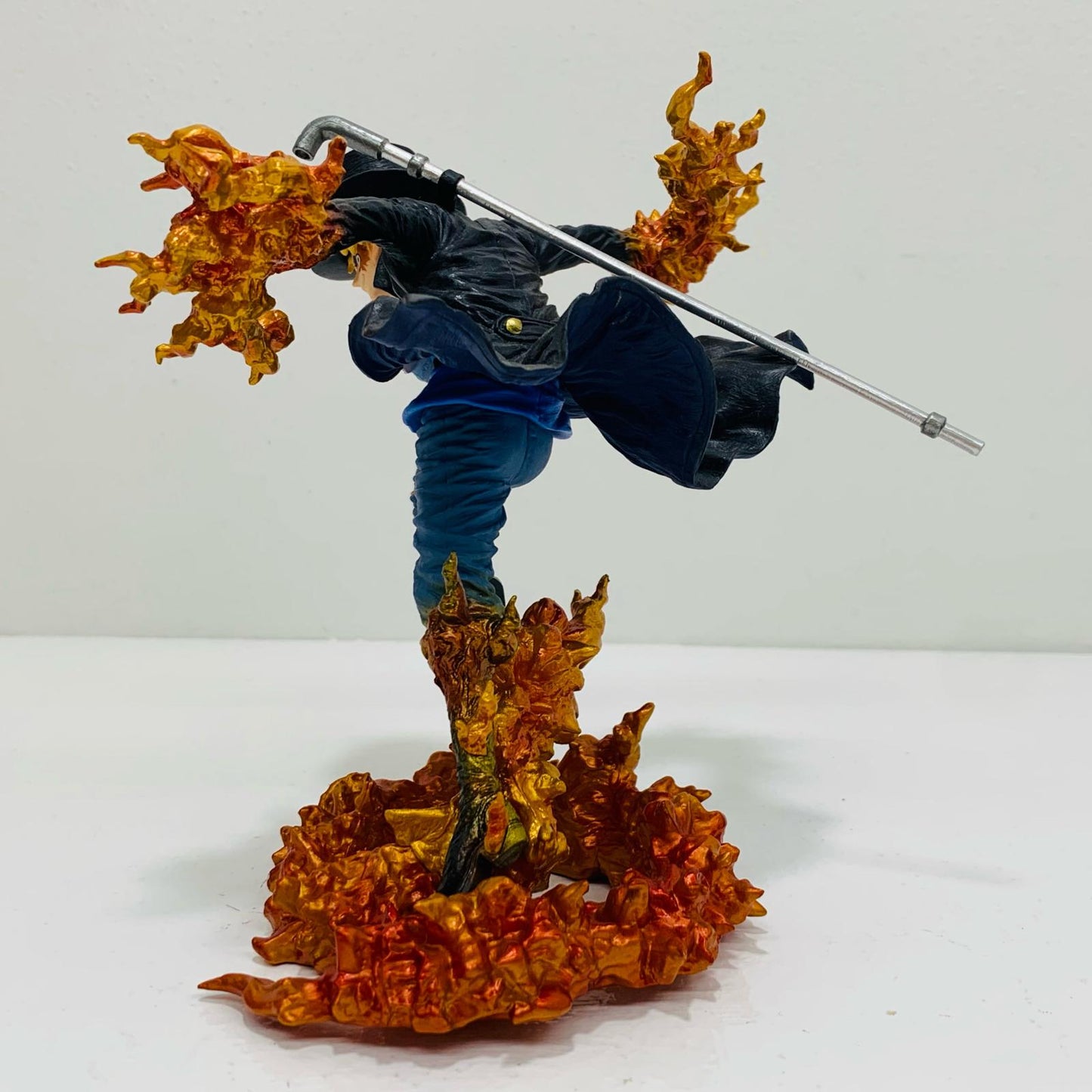 【中古】 ラストワン賞サボ-魂豪示像-メタリックカラーver.フィギュア「悪魔を宿す者達vol.2/一番くじワンピースEX」【フィギュア】