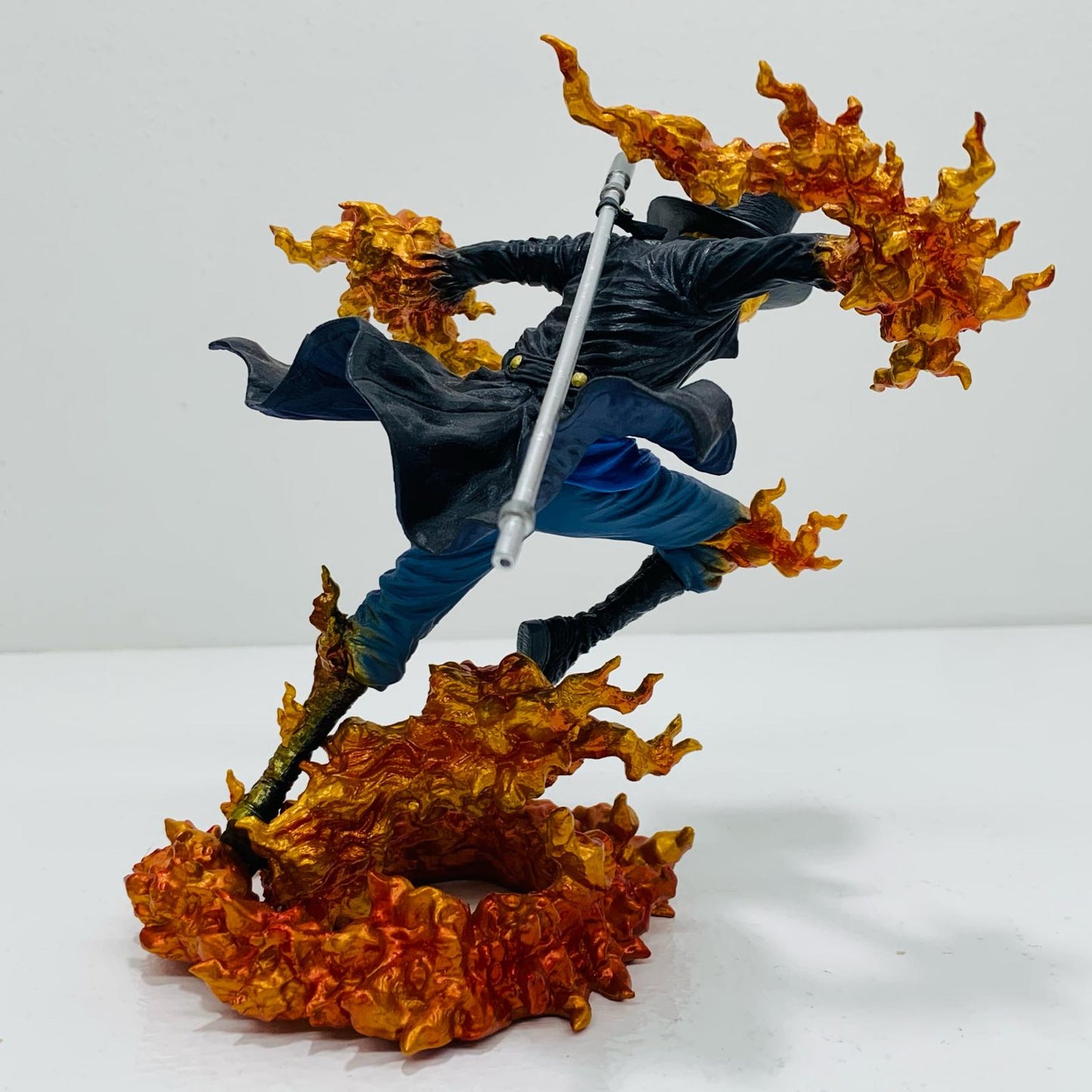 【中古】 ラストワン賞サボ-魂豪示像-メタリックカラーver.フィギュア「悪魔を宿す者達vol.2/一番くじワンピースEX」【フィギュア】