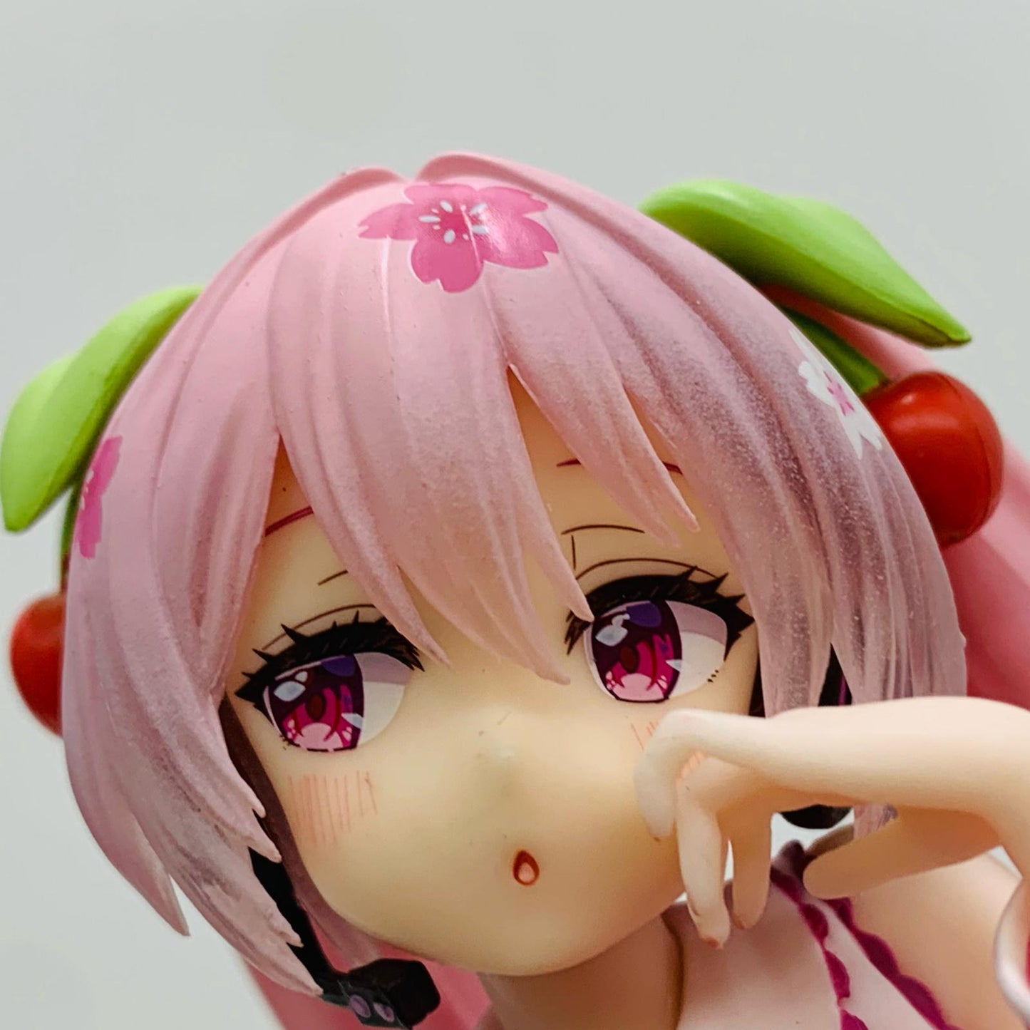 【中古】 桜ミク~さくらんぼクッションver.~DesktopCuteフィギュア「初音ミク」【フィギュア】