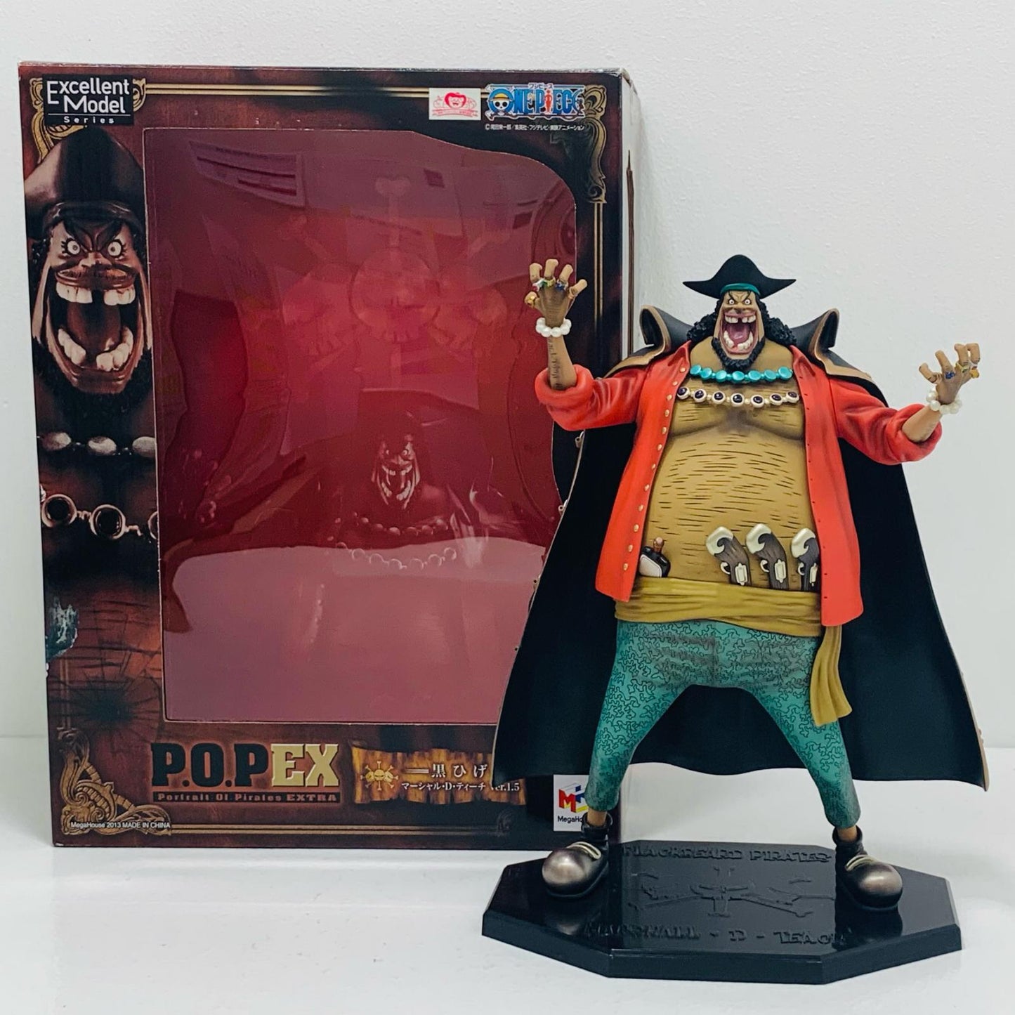 【中古】 黒ひげマーシャル・D・ティーチVer.1.5「ワンピース」エクセレントモデルP.O.PNEO-EX【フィギュア】