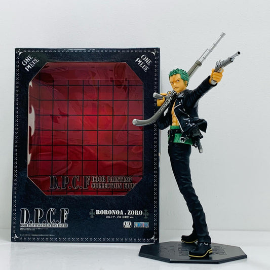 【中古】 'ロロノア・ゾロ三銃士Ver.「ワンピース」DOORPAINTINGCOLLECTIONFIGURE」1/7塗装済み完成品'【フィギュア】