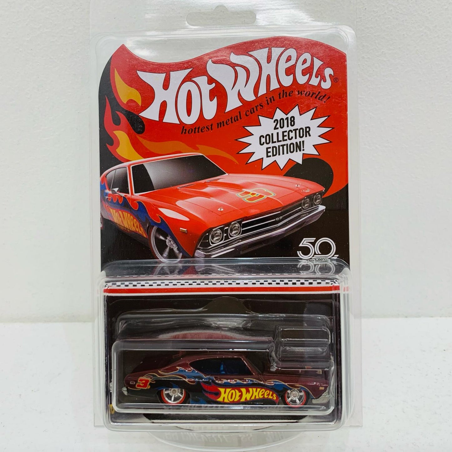 【中古】 1/64 ’69 CHEVELLE SS 396(レッド×ファイヤーパター
