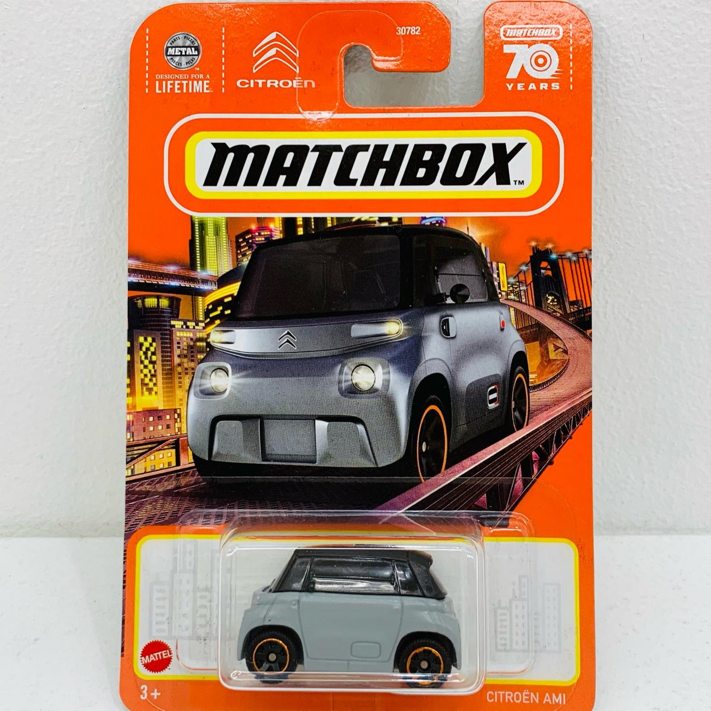 【中古】 1/64 CITROEN AMI(グレー×ブラック) MATCHBOX MATCHBO