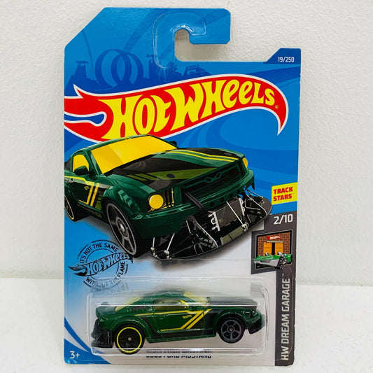 【中古】 1/64 2005 FORD MUSTANG(グリーン×イエロー) Hot Whee