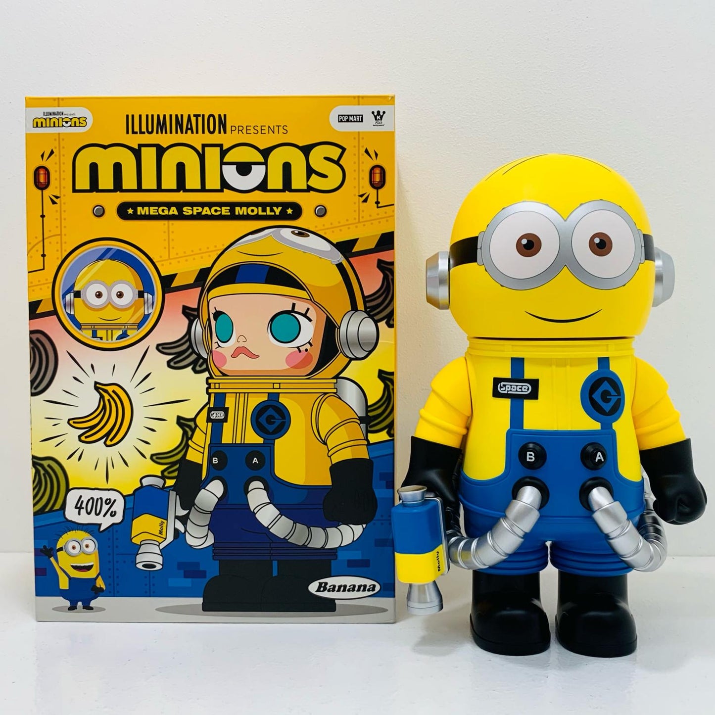 【中古】 ミニオンズ MEGA コレクション 400% SPACE MOLLY【フィギュア】