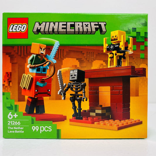 【中古】 LEGO ネザーの溶岩バトル 「レゴ マインクラフト」 21266