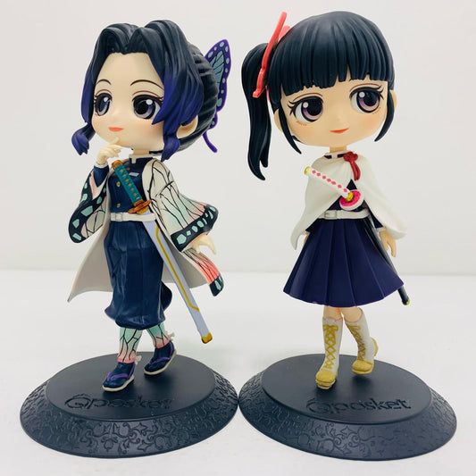 【中古】 Qposket 胡蝶しのぶ&栗花落カナヲ 2体セット【フィギュア】