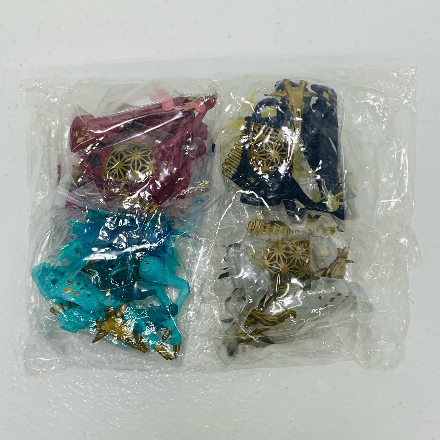 【中古】 神鹿~四季彩鱗~古色彩調 全4種セット 空想生【フィギュア】