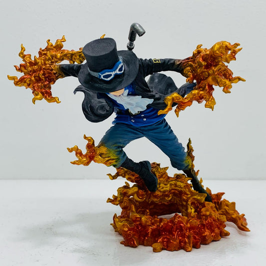 【中古】 'ラストワン賞サボ-魂豪示像-メタリックカラーver.フィギュア「悪魔を宿す者達vol.2/一番くじワンピースEX」'【フィギュア】