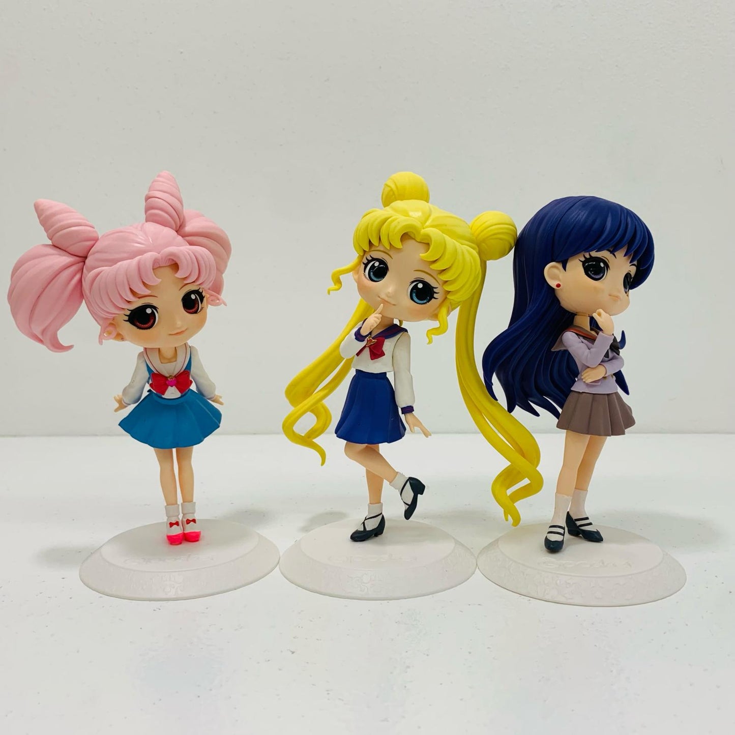 【中古】 Qposket 美少女戦士セーラームーン 3体セット(制服)【フィギュア】