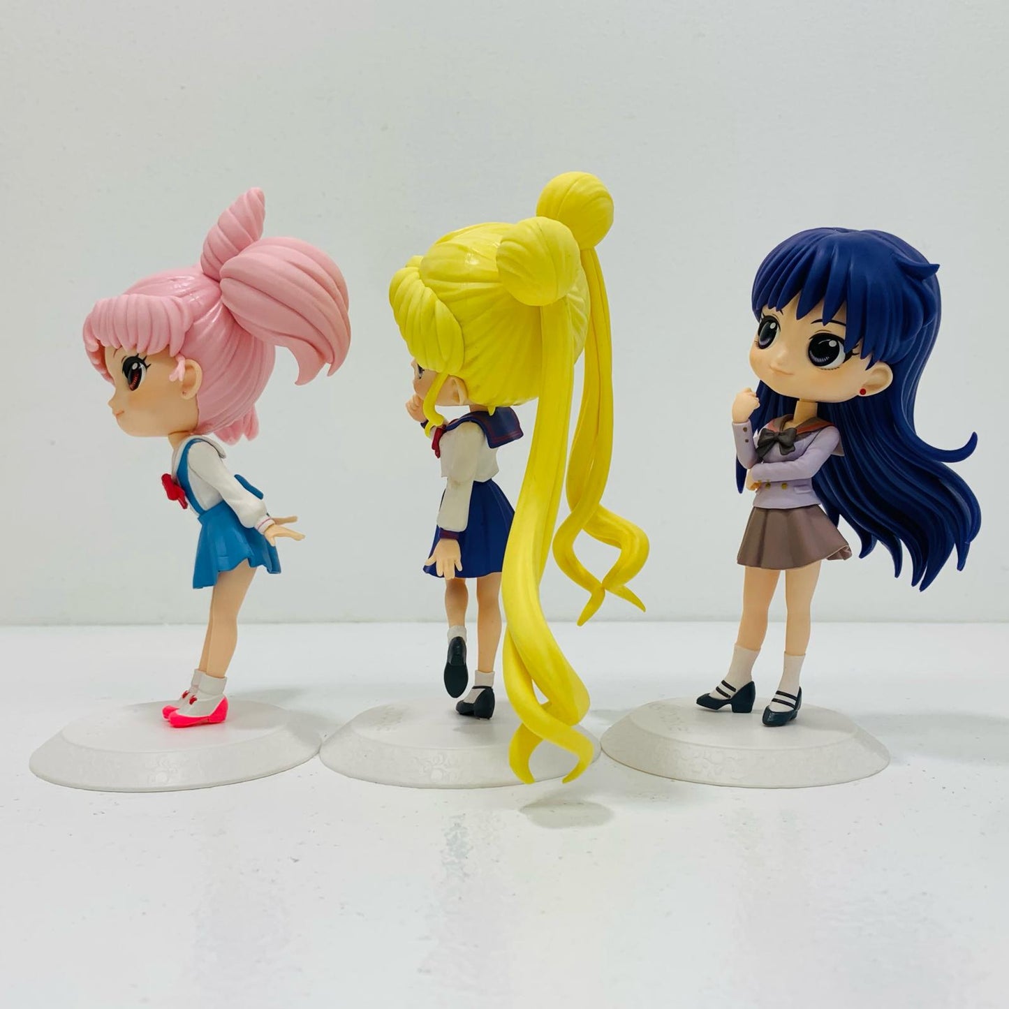 【中古】 Qposket 美少女戦士セーラームーン 3体セット(制服)【フィギュア】