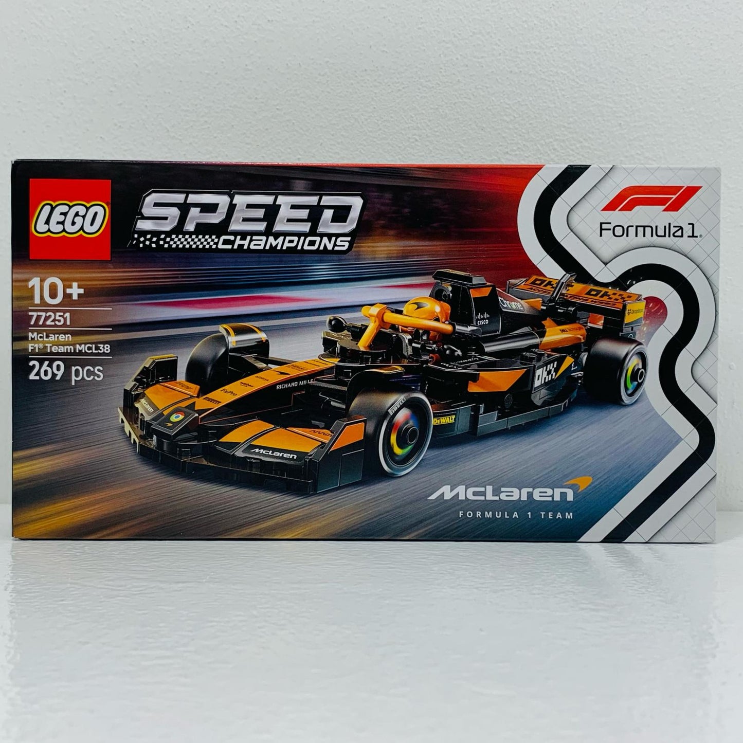 【中古】 McLaren F1 Team MCL38 レースカー LEGO レゴ スピード
