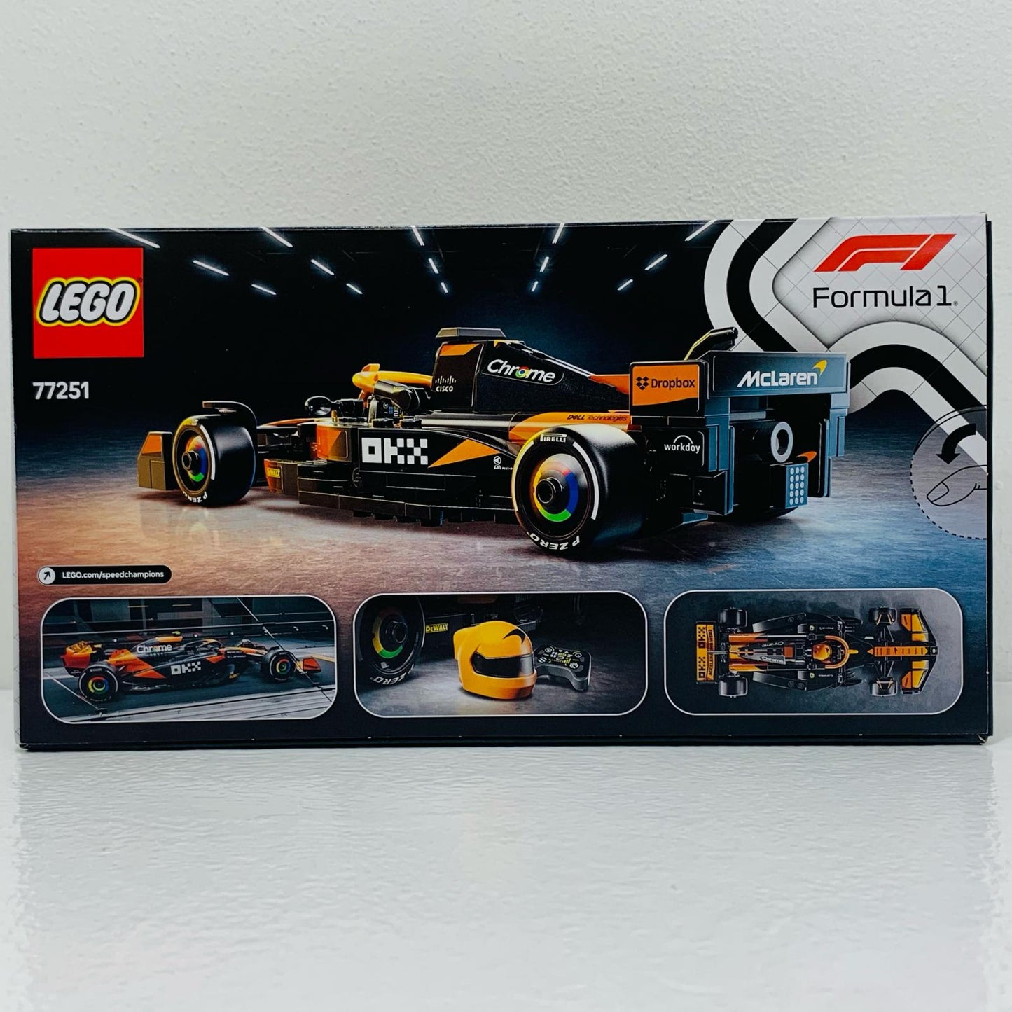 【中古】 McLaren F1 Team MCL38 レースカー LEGO レゴ スピード