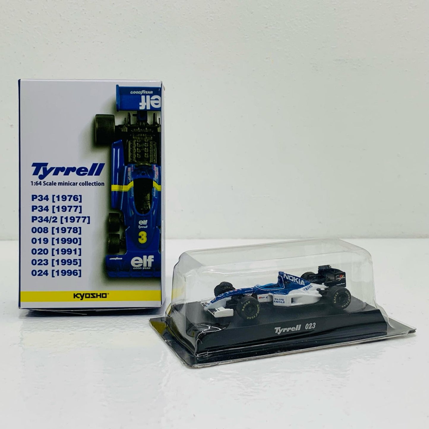 【中古】 Tyrrell 023 1995 #4 M.SALO(ブルー×ホワイト)