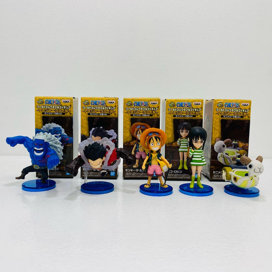 【中古】 '全5種セット「ワンピース」WCF-トレジャーラリーIVミニメリー2号Ver.-'【フィギュア】