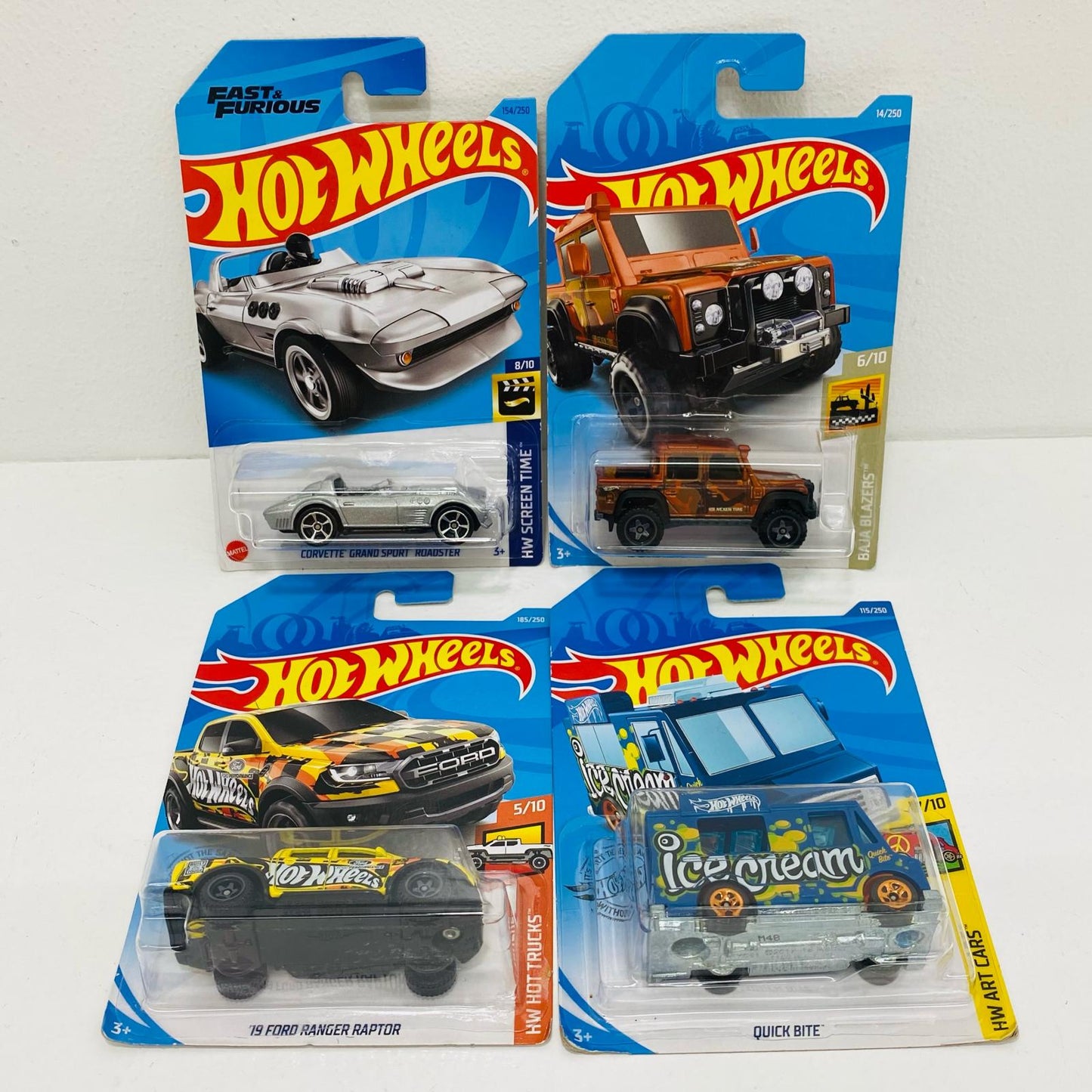 【中古】 HotWheels ホットウィール 4個セット