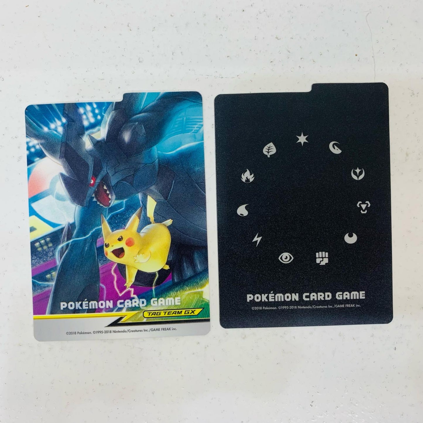 Used: Deck Case Pikachu & Zekrom TAG TEAM GX