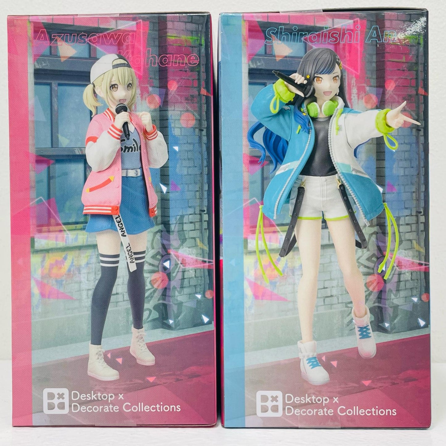 【中古】 白石杏&小豆沢こはね-Desktop×DecorateCollections「プロジェクトセカイカラフルステージ!feat.初音ミク」'【フィギュア】