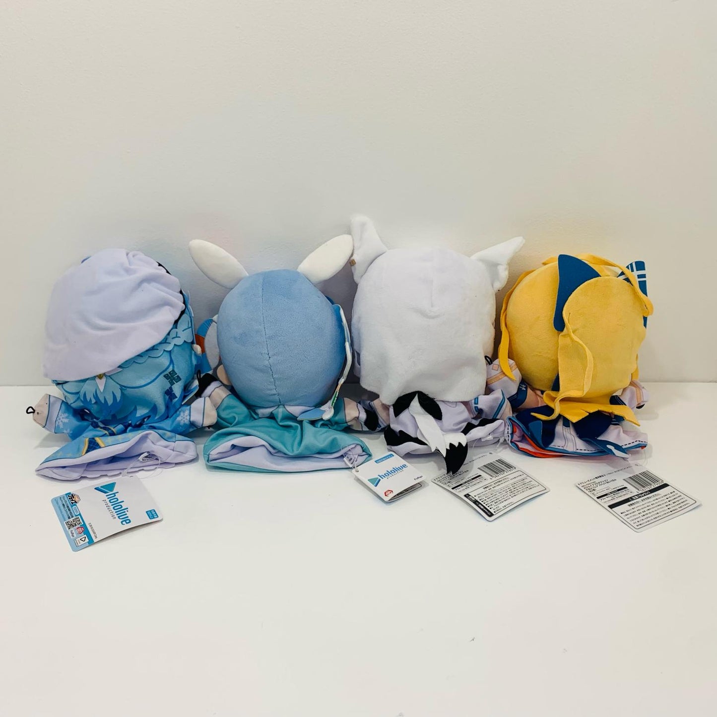 Puppet Plushie Shirakami Fubuki, Yukihana Lamy, Usada Pekora, and Shiranui Flare 4-Piece Set