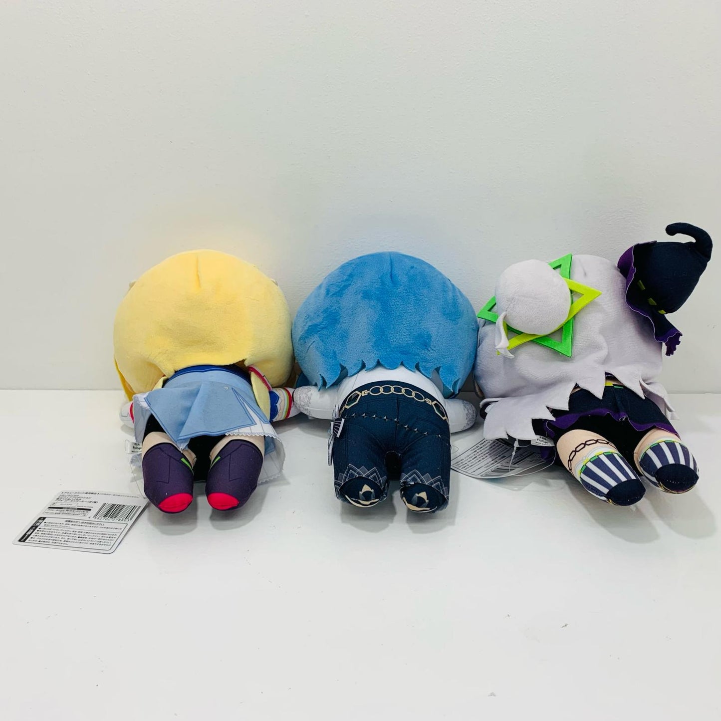 Lay-down Plushie Hoshimachi Suisei, Murasaki Shion & Aki Rosenthal 3-piece Set
