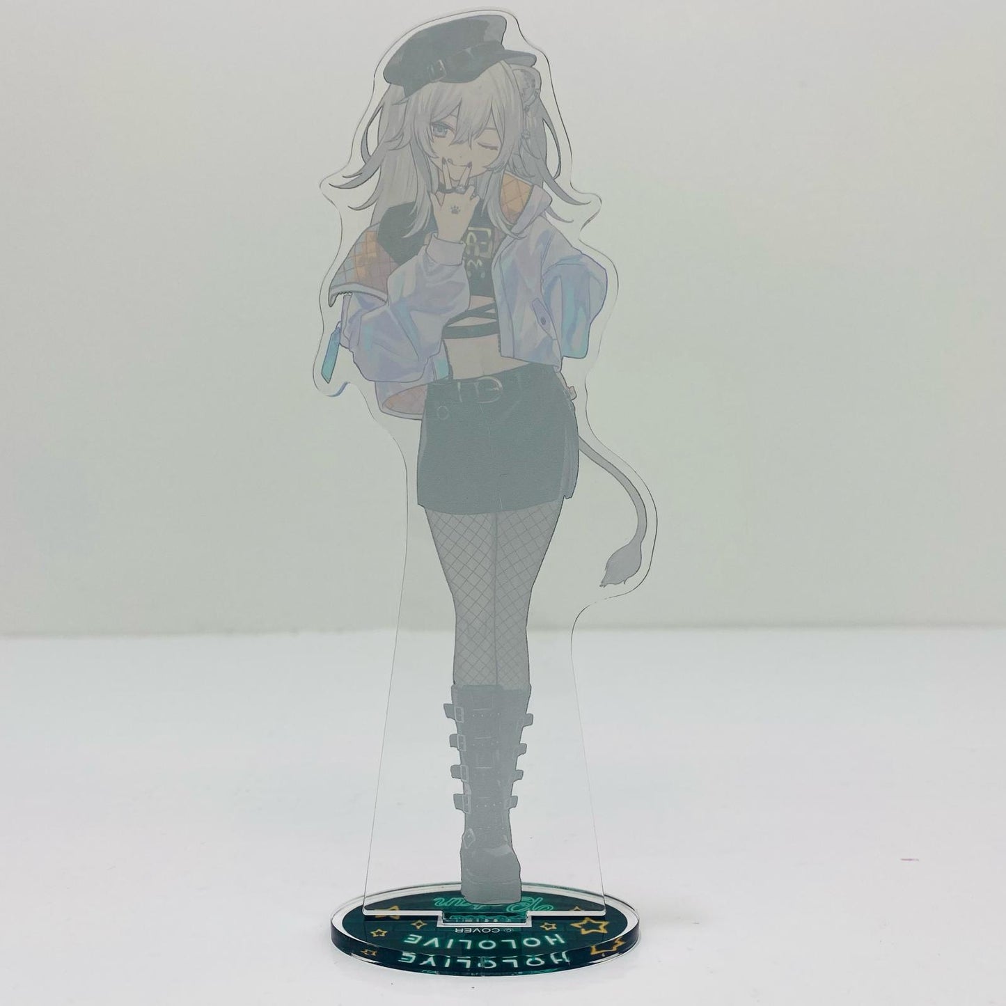 【中古】 獅白ぼたんオリジナルアクリルスタンド「ホロマート初夏のホロまつり/ホロライブ×ファミリーマート」【フィギュア】