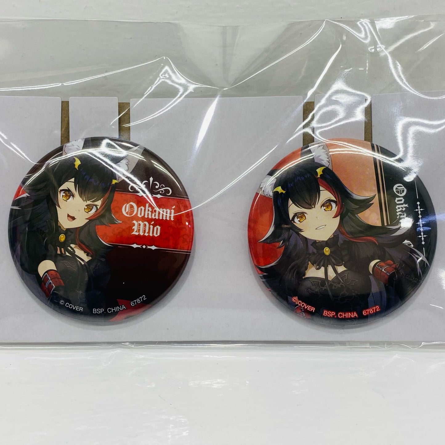 Can Badge Prize: Mio Ookami (Normal) Can Badge Set "Ichiban Kuji Hololive ~Villain Style~"