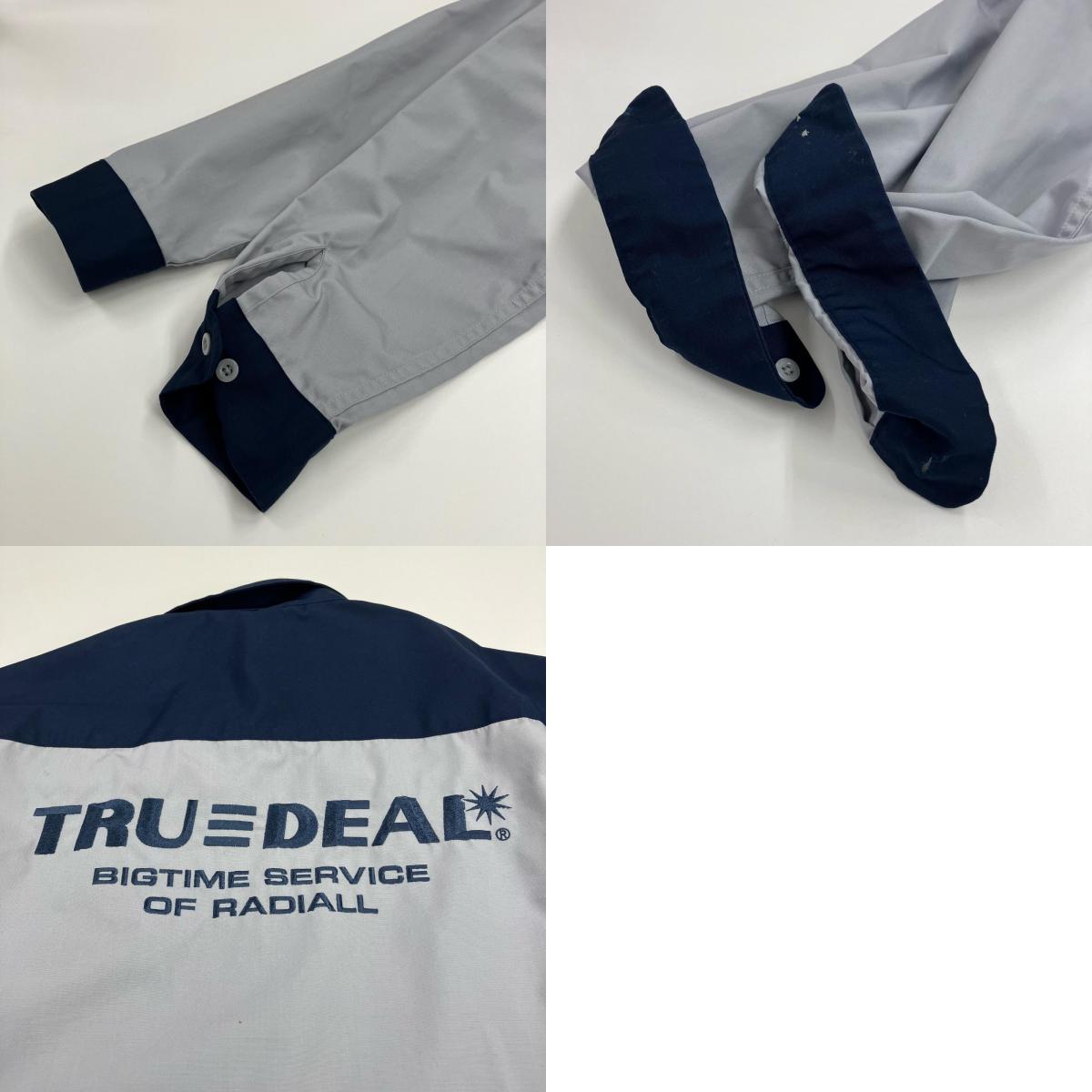 RADIALL | ラディアル TRUE DEAL COLLARED 長袖シャツ RAD-22AW-SH001 グレー サイズ:L【イオン広店】