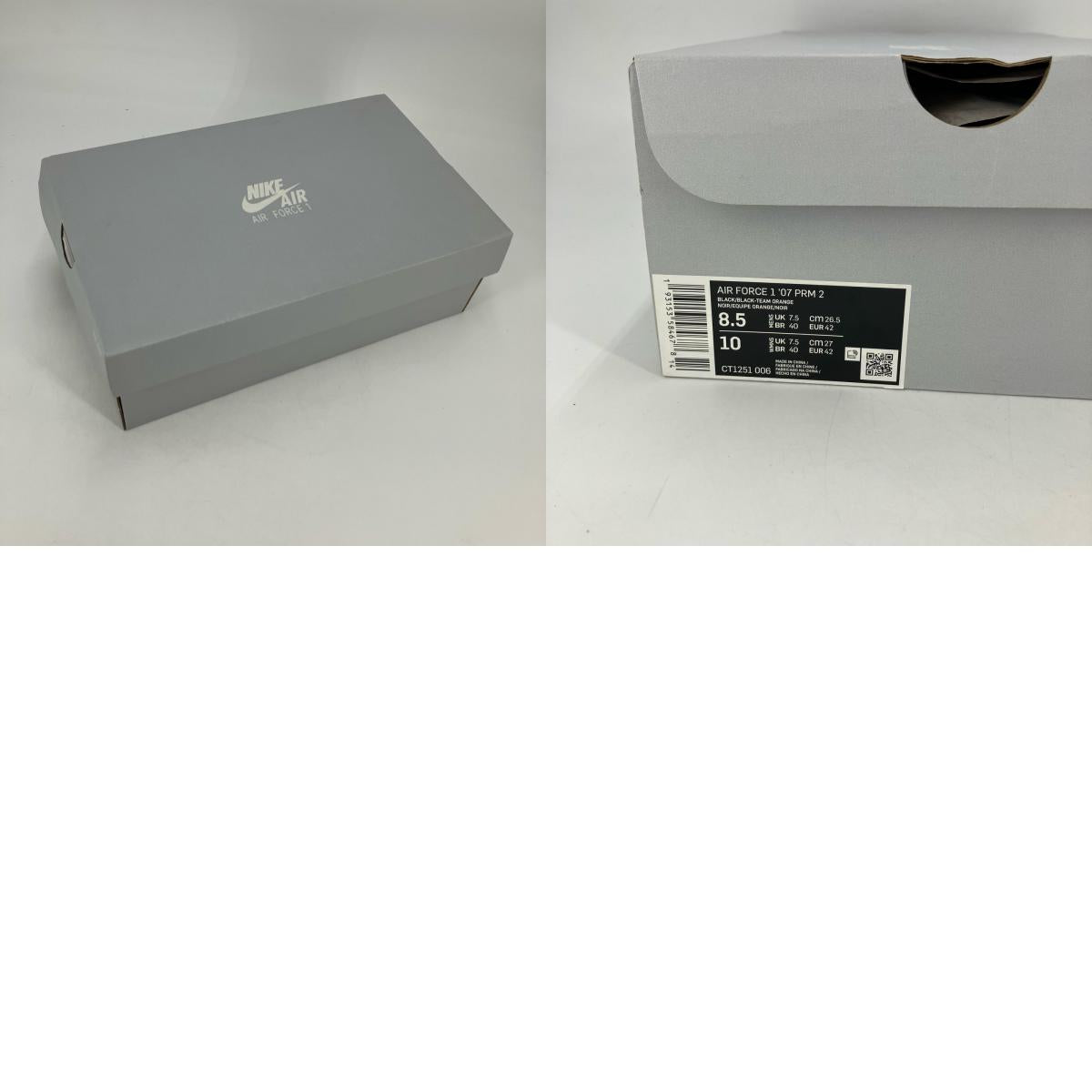 NIKE | ナイキ Air Force 1 Low スニーカー CT1251-006 オレンジ 26.5cm【イオン広店】