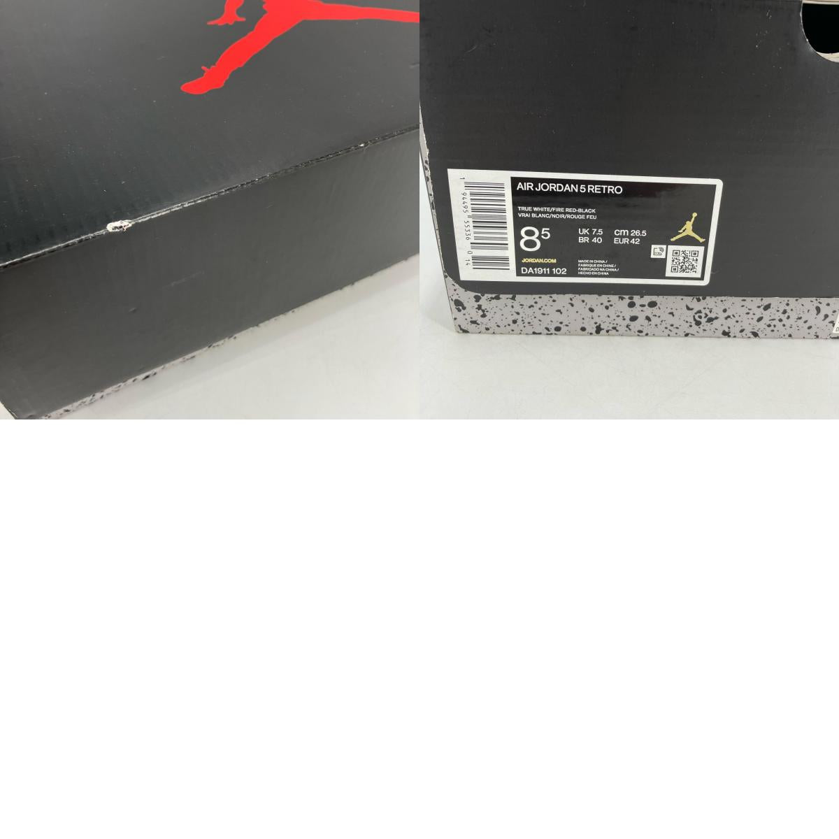 NIKE AIR JORDAN | ナイキ エアー ジョーダン Air Jordan 5 Retro 'Fire Red' スニーカー DA1911-102 レッド 26.5cm【イオン広店】