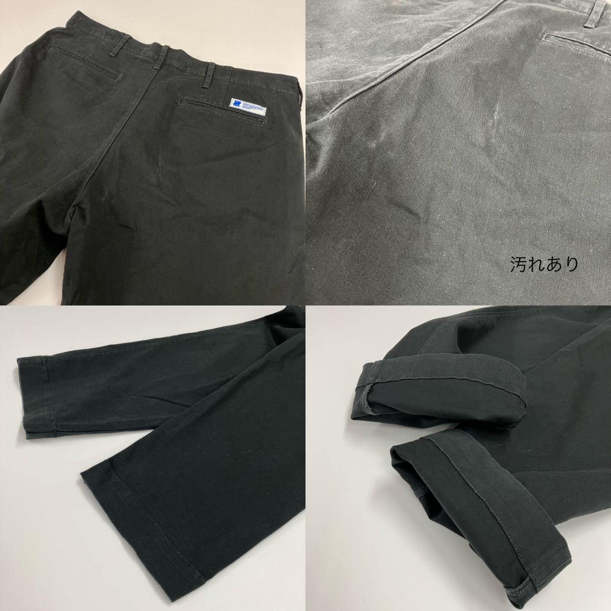 UNDEFEATED | アンディフィーテッド OFFICER CHINO チノパンツ 213077204002 ブラック サイズ:34【イオン広店】