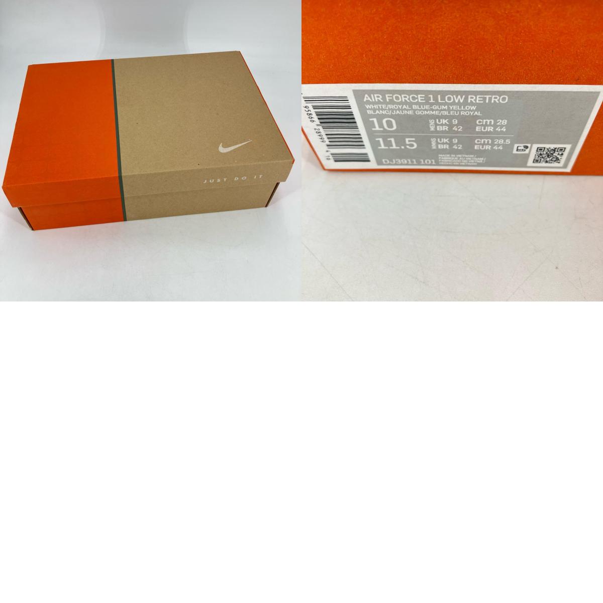NIKE | ナイキ Air Force 1 Low Color of the Month Blue スニーカー DJ3911-101 ホワイト 28cm【イオン広店】