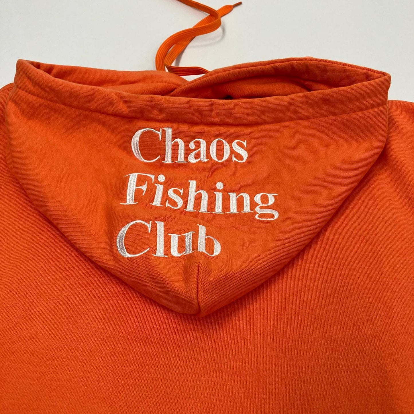 CHAOS FISHING CLUB | カオスフィッシングクラブ LOGO HOODIE パーカー CFC-23AW-CUT01 オレンジ サイズ:L【イオン広店】