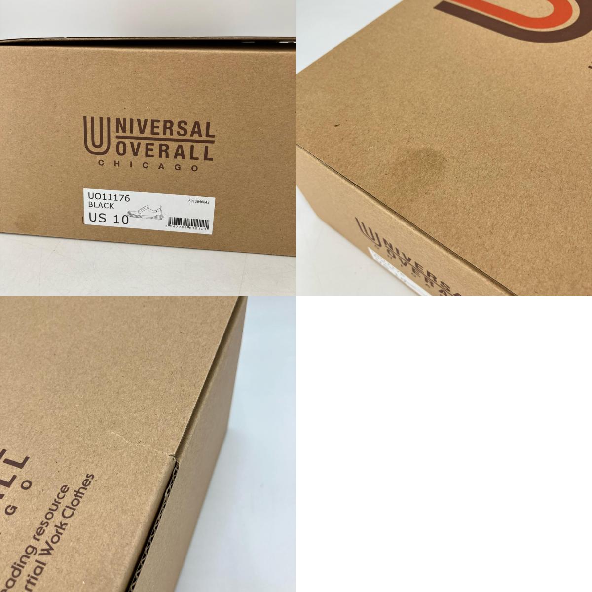 UNIVERSAL OVERALL | ユニバーサルオーバーオール スニーカー UO11176 ブラック 28cm【イオン広店】
