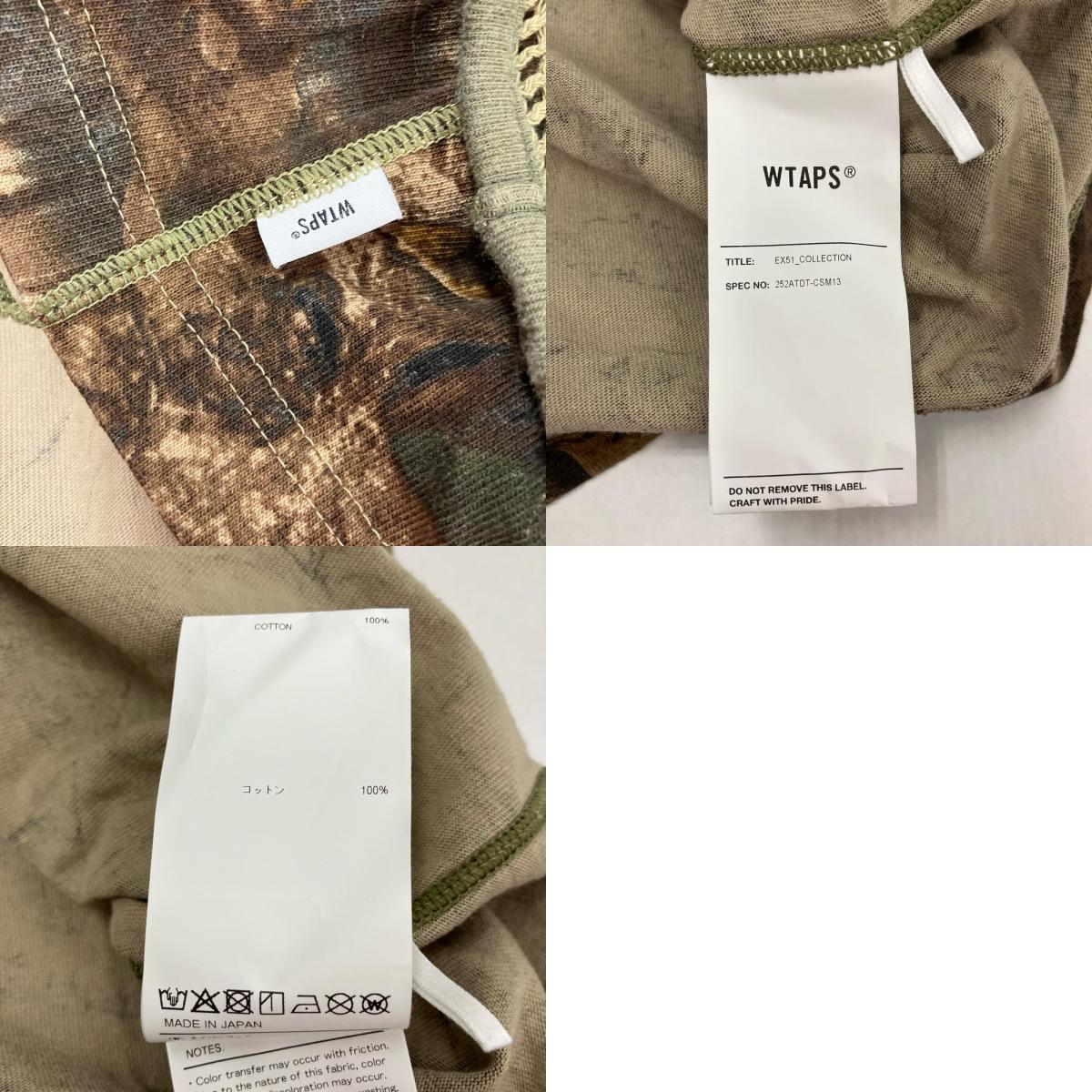 W)TAPS | ダブルタップス GHILL / LS / COTTON カットソー 252ATDT-CSM13 カーキ サイズ:4【イオン広店】