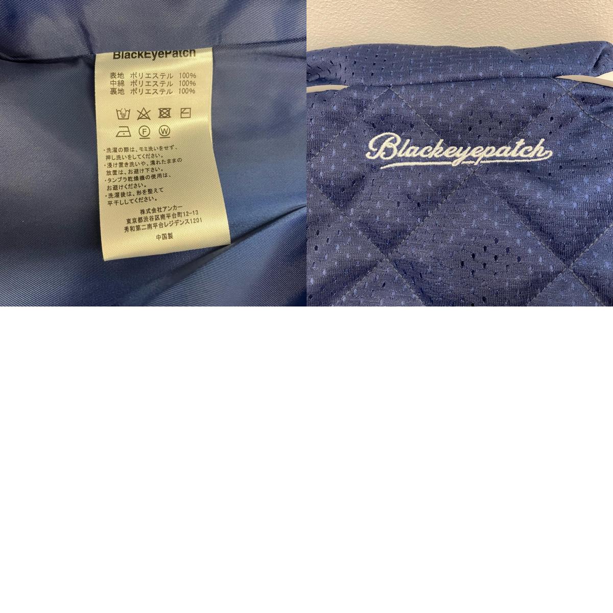 BlackEyePatch | ブラックアイパッチ SMALL OG LABEL QUILTED TRACK JACKET ジャージ ネイビー サイズ:XL【イオン広店】