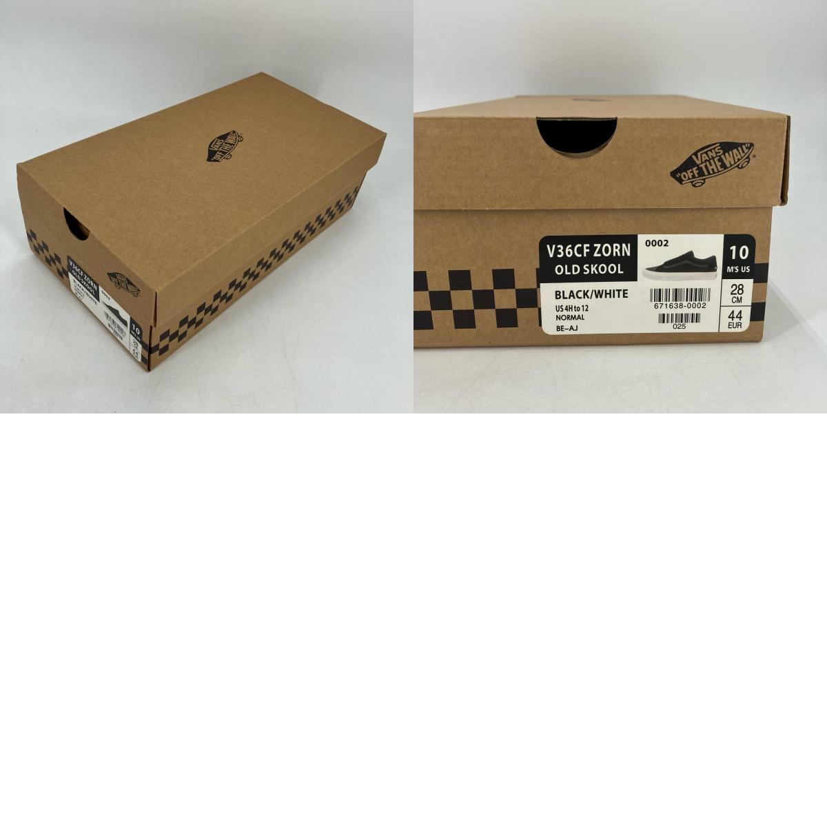 VANS | バンズ OLD SKOOL ZORN スニーカー 671638-0002 ブラック 28cm【イオン広店】
