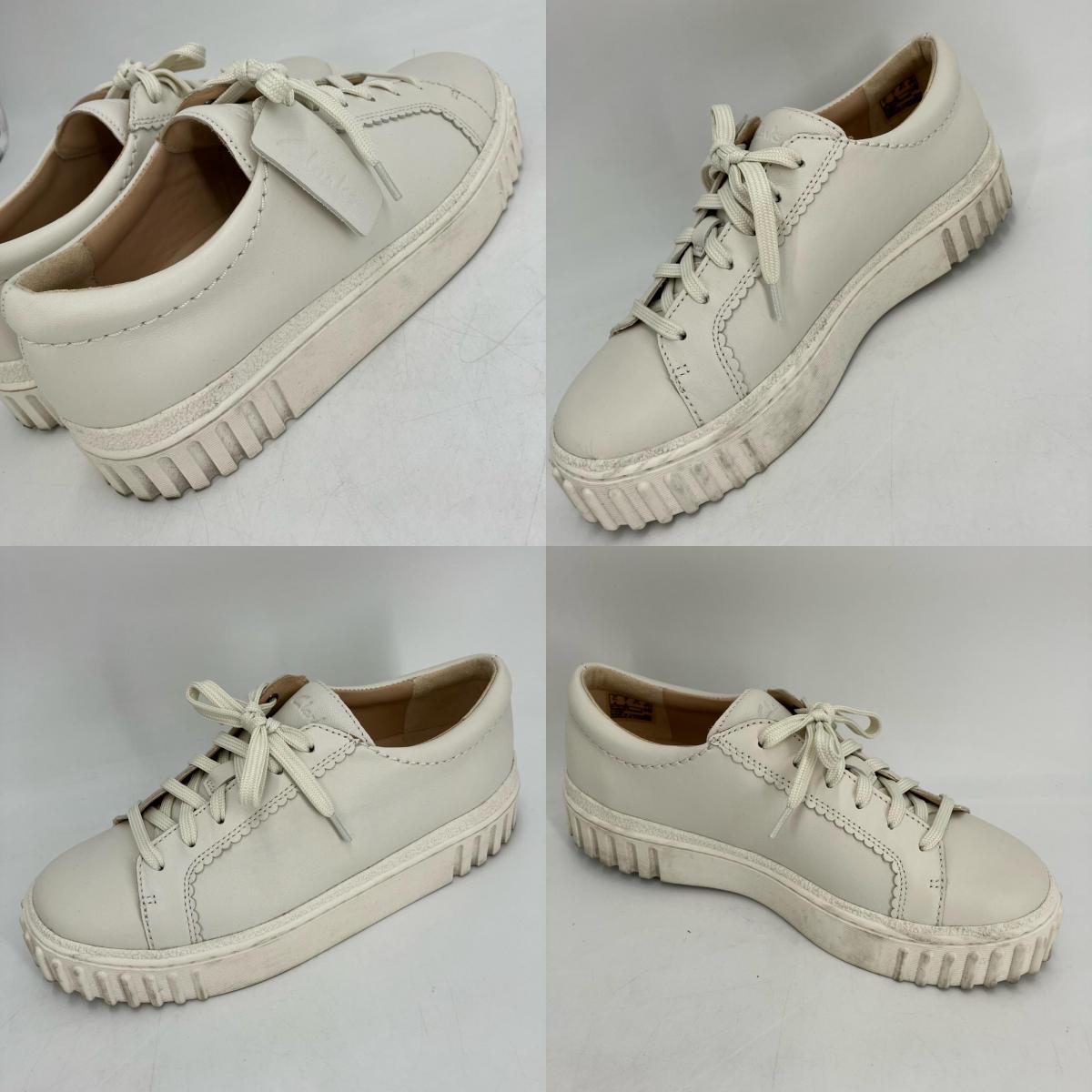 Clarks | クラークス Mayhill Walk スニーカー ホワイト 23.5cm【イオン広店】